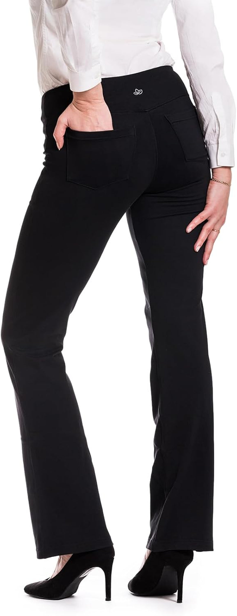 ,5 Pockets,27"/29"/31"/33"/35"/37" Women'S Bootcut Yoga Dress Pants Workout Pant for Commute Work