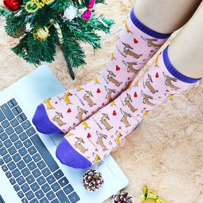 Women'S Cute Socks Dachshund Chicken Bee Hedgehog Panda Gifts for Women